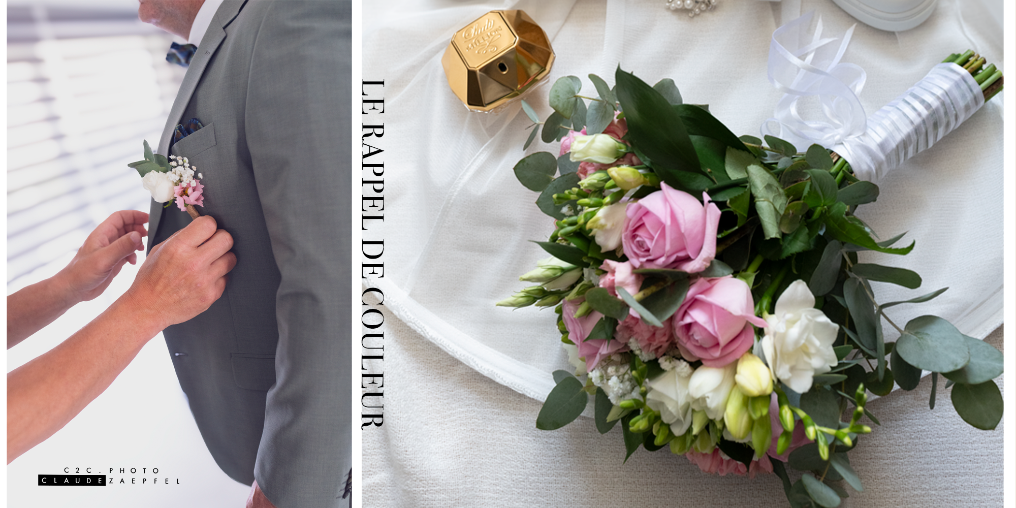 LE RAPPEL DE COULEUR MARIAGE ALSACE